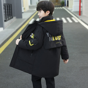 长 加厚中大儿童羽绒棉衣男孩冬装 日本无印mu男童棉服冬季 2025新款