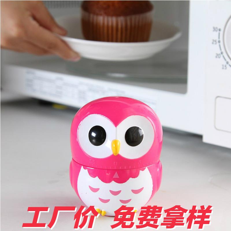 计时器提醒器学生厨房闹钟机械式电子钟秒表倒计时可爱时间管理器