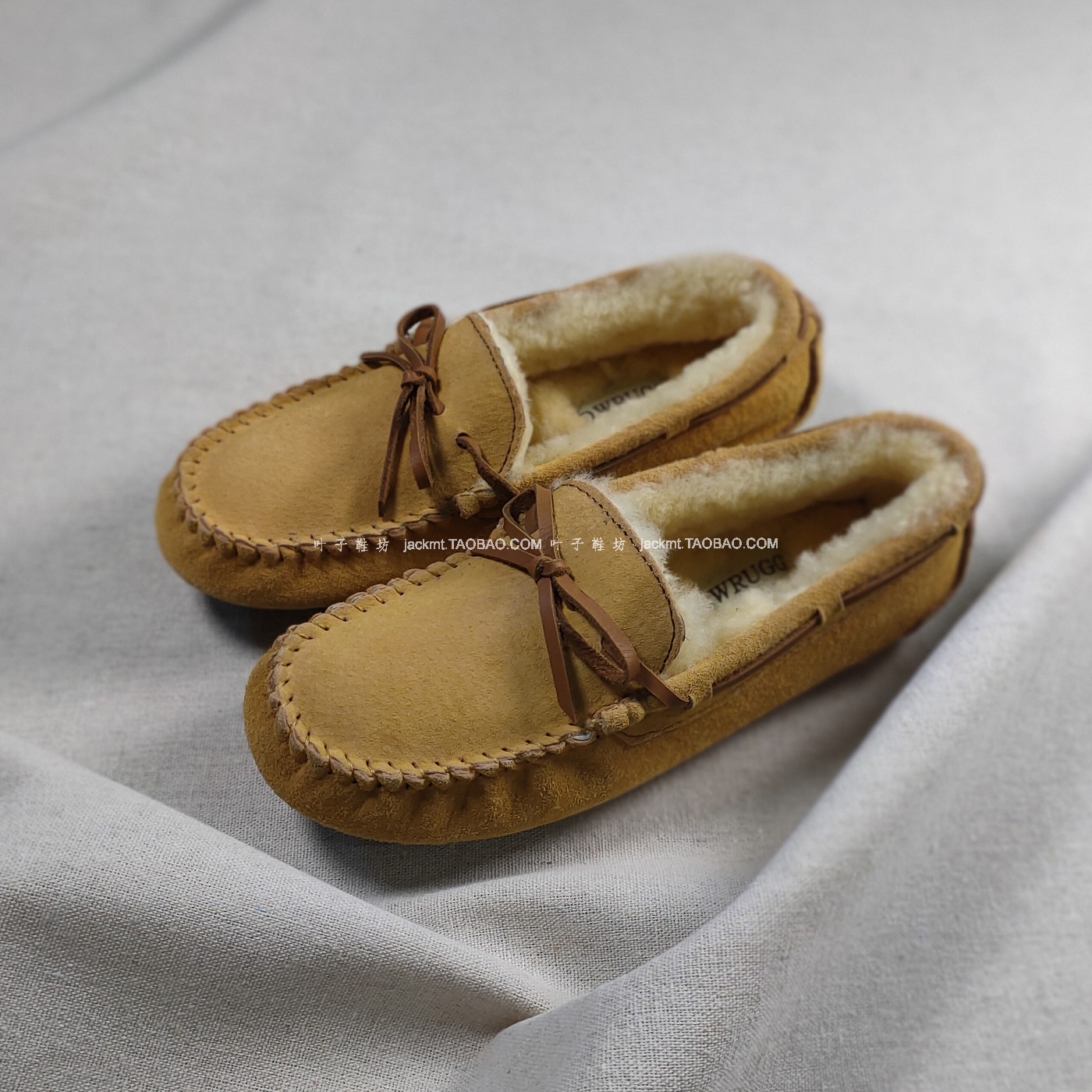 仅2对~纯原！年末特价~无惧寒冬~保暖深口乐福鞋羊毛奶奶鞋 34 35