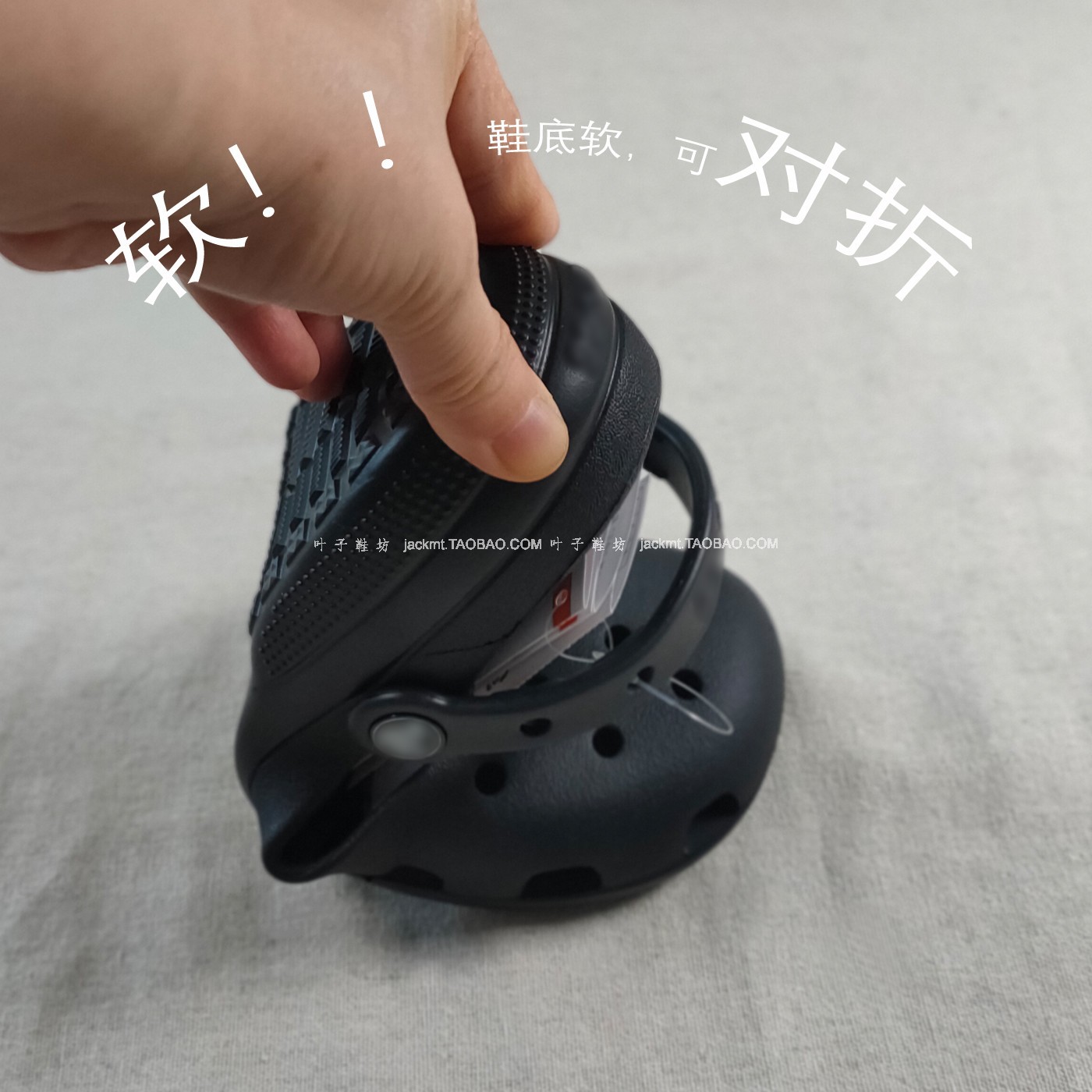 纯原！带透气孔的轻便凉鞋~脚感舒适清凉沙滩修脚黑游泳凉拖鞋 女