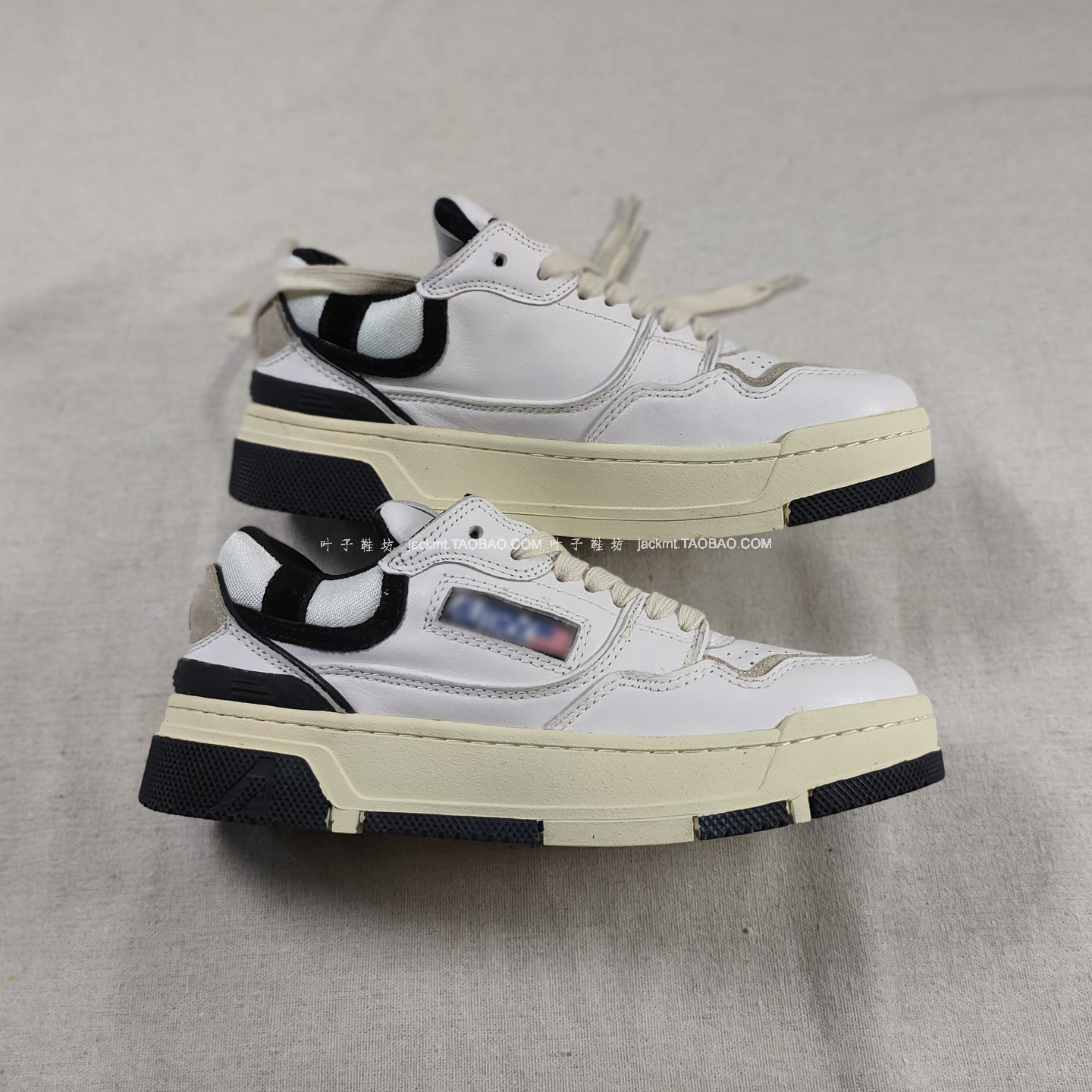 纯原!不撞版的美~青春减龄真皮增高 街拍明星款小白鞋小脏运动鞋