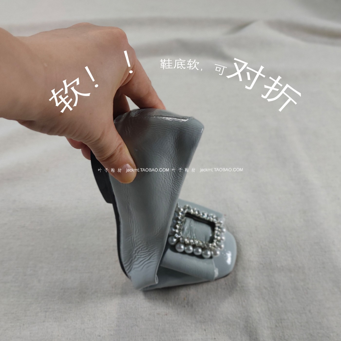 纯原!不撞版的美~太软太舒服 柔软皮带扣真皮芭蕾舞平跟鞋豆豆底