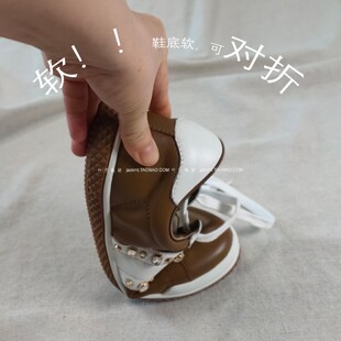 仅1对！好穿~纯原！新款时髦洋气布洛克显瘦真皮 棕色板鞋德训鞋