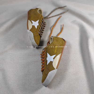 纯原！随性的慵懒感~明星街拍同款增高真皮内增高小脏鞋运动鞋女