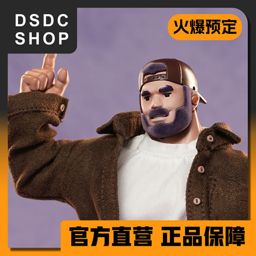 火爆预售【DSDC SHOP】鲨鲨老师 顽根报 手办 GK 雕像