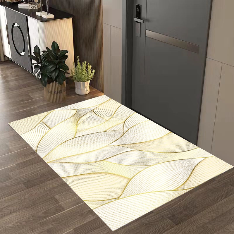 欧式地垫门垫钢化玻璃进门入户家用门厅门口走廊楼梯脚踏垫玄关