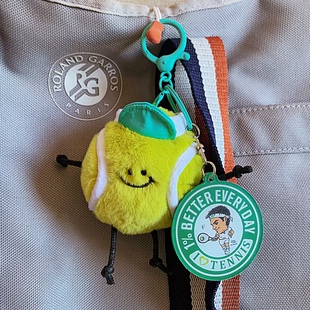 毛绒公仔网球挂件费德勒纳达尔小德周边文创书包挂饰钥匙扣纪念品