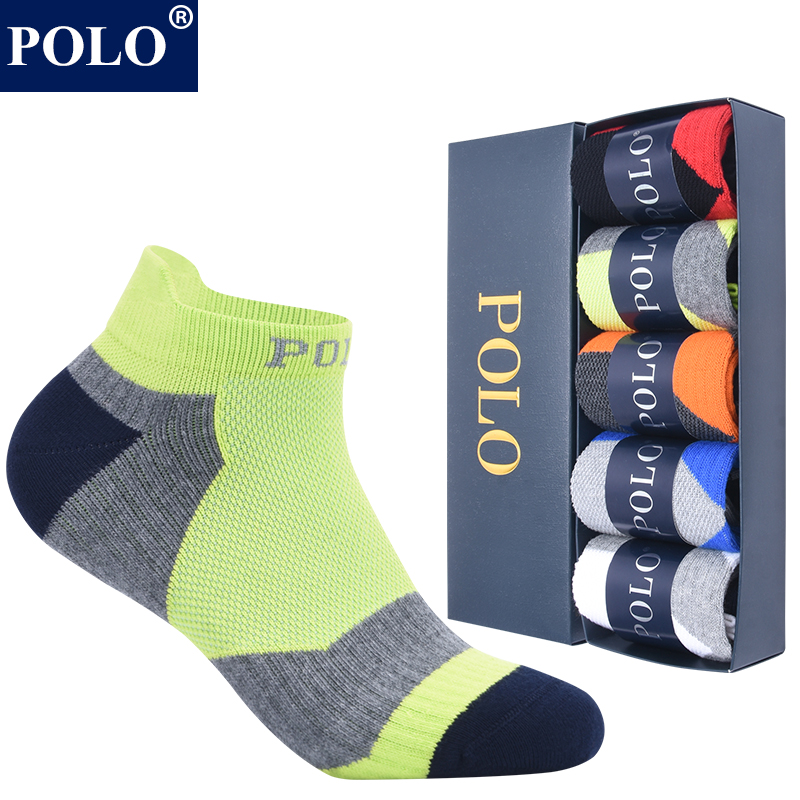POLO运动防臭四季男无骨短袜吸汗