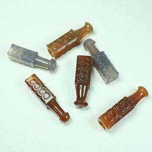 玉石旱烟嘴烟杆嘴子老式烟杆烟哨子卷烟烟斗烟锅烟具配件老式嘴