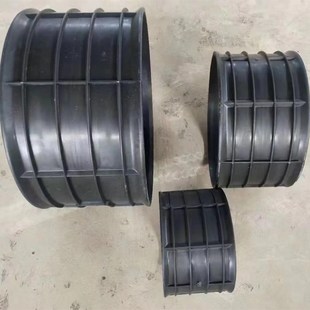 新款pe双壁波纹管接头l200 300 400 500 600直通三通弯头塑料现货