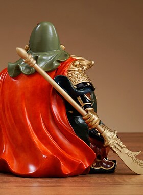 热销正义关公神像铜工艺品家居饰品送礼公司开业武财神爷招财国潮