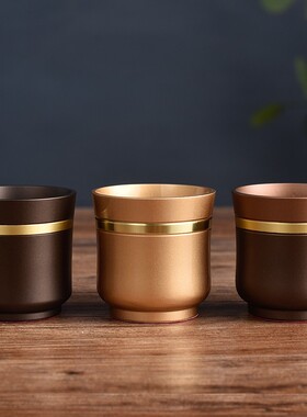 热销纯铜供奉酒杯水杯财神爷观音佛前敬水杯佛堂供水杯佛台家用供