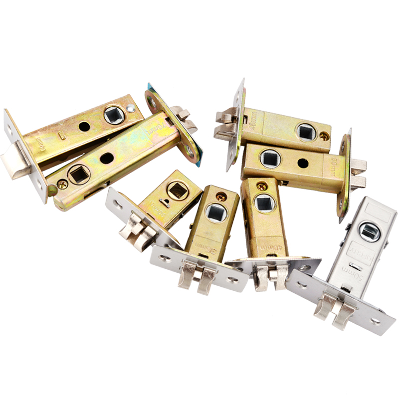 热销卫生间锁芯锁舌单舌木门锁房门锁浴室厕所单锁舌配件锁舌头通