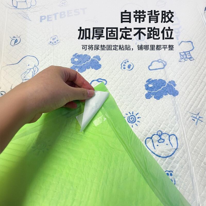 热销尿垫猫用可粘固定加厚宠物尿垫生产护理猫咪外出航空箱狗狗卫