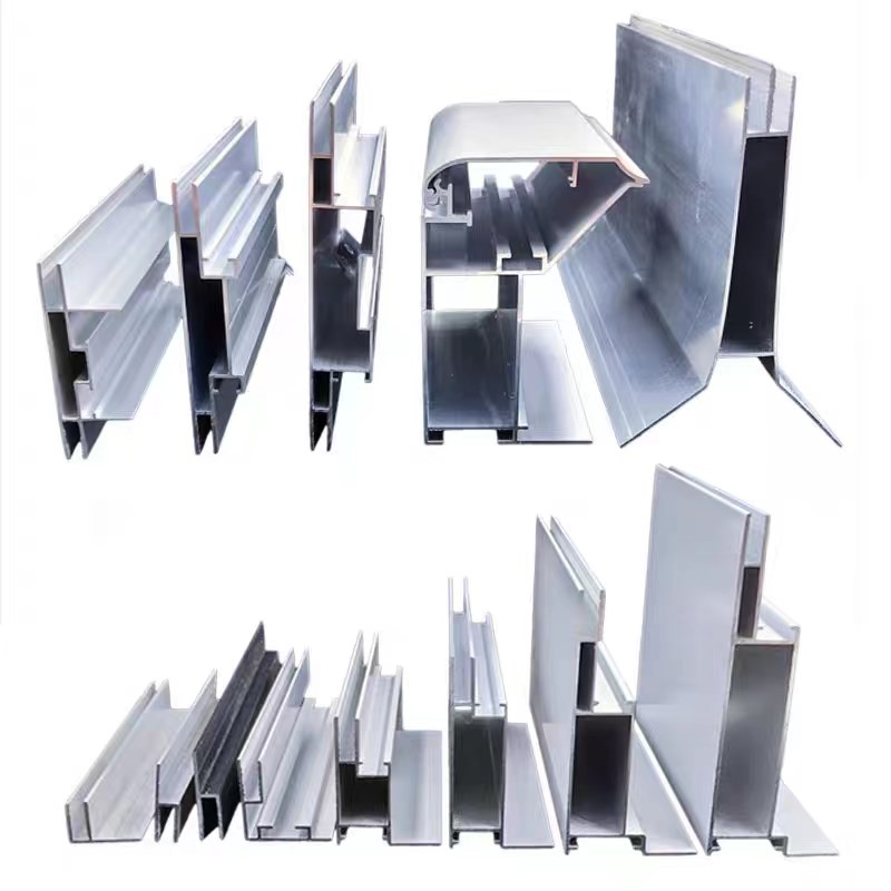 热销卡布灯箱型材uv软膜灯箱铝合金边框h型材包柱拉布双面超薄广