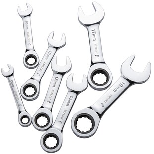 热销短柄8-27MM开口扳手梅花棘轮扳手两用扳手 汽车狭窄空间 维修