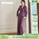 子整套11099 裤 罗衣高级利落紫色套装 女早春淡人高知穿搭通勤西装