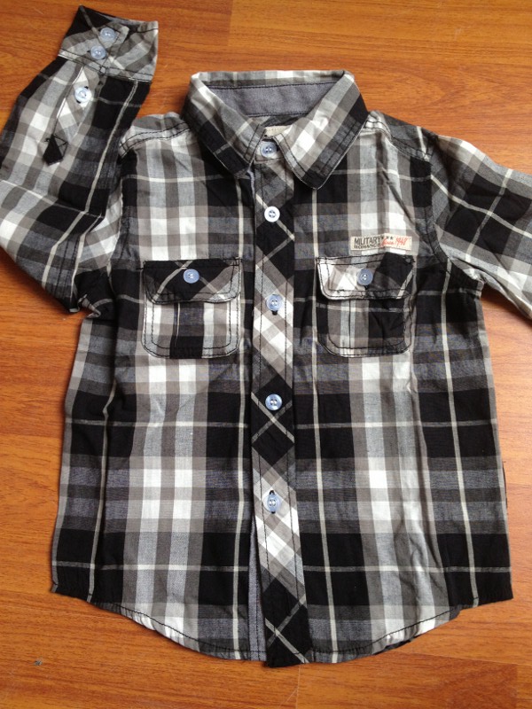Chemise garcon SOLO à manche longue - Ref 2079209 Image 1