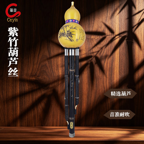 策音初学演奏双调紫竹葫芦丝乐器