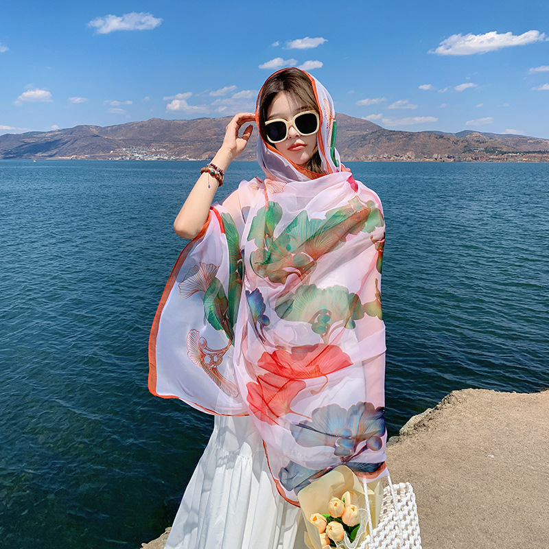 披肩外搭女新款丝巾海边度假