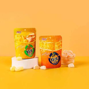 利强特浓厚芒糖橘瓣糖36g芒果味橘子香橙味硬糖果独立小包装