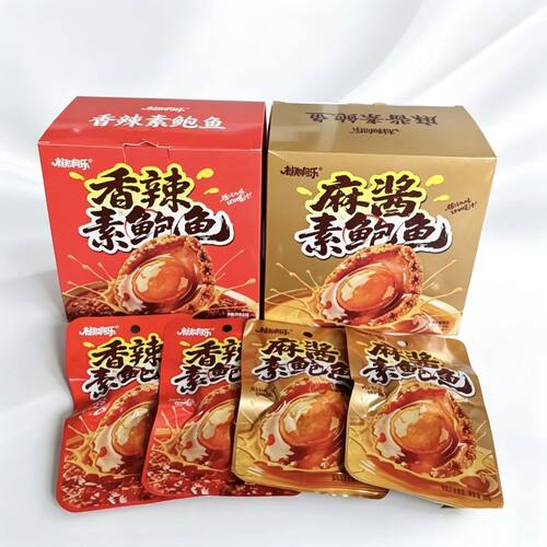 椒响乐捞汁素鲍鱼麻酱香辣味网红魔芋追剧开袋即食休闲解馋零食