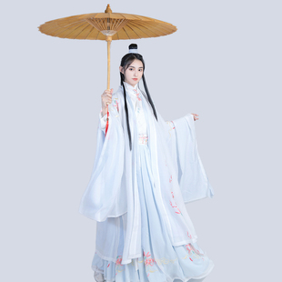 泠泠七弦凤凰彼岸花原创汉服醉凡尘交领上衣下裳六米摆套装已售完