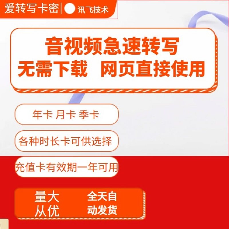 讯飞技术录音转文字视频转文字音平面广告设计