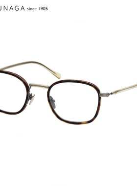 MASUNAGA/增永 新款日本手工眼镜板材复古可配近视镜片GMS 121TS