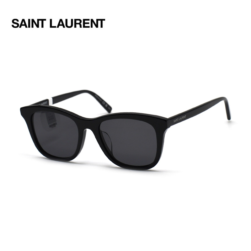 YSL圣罗兰 墨镜板材方形时尚简约休闲百搭太阳眼镜男女 SL 587/K