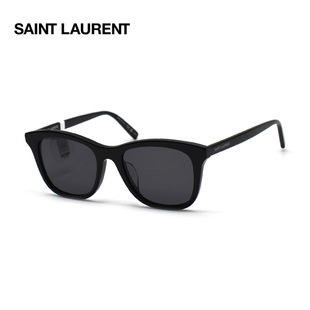 YSL圣罗兰 时尚简约方形墨镜板材休闲百搭太阳眼镜男女 SL 587/K