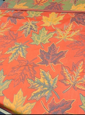 床盖 枫叶橙色 230x250cm 全棉床单