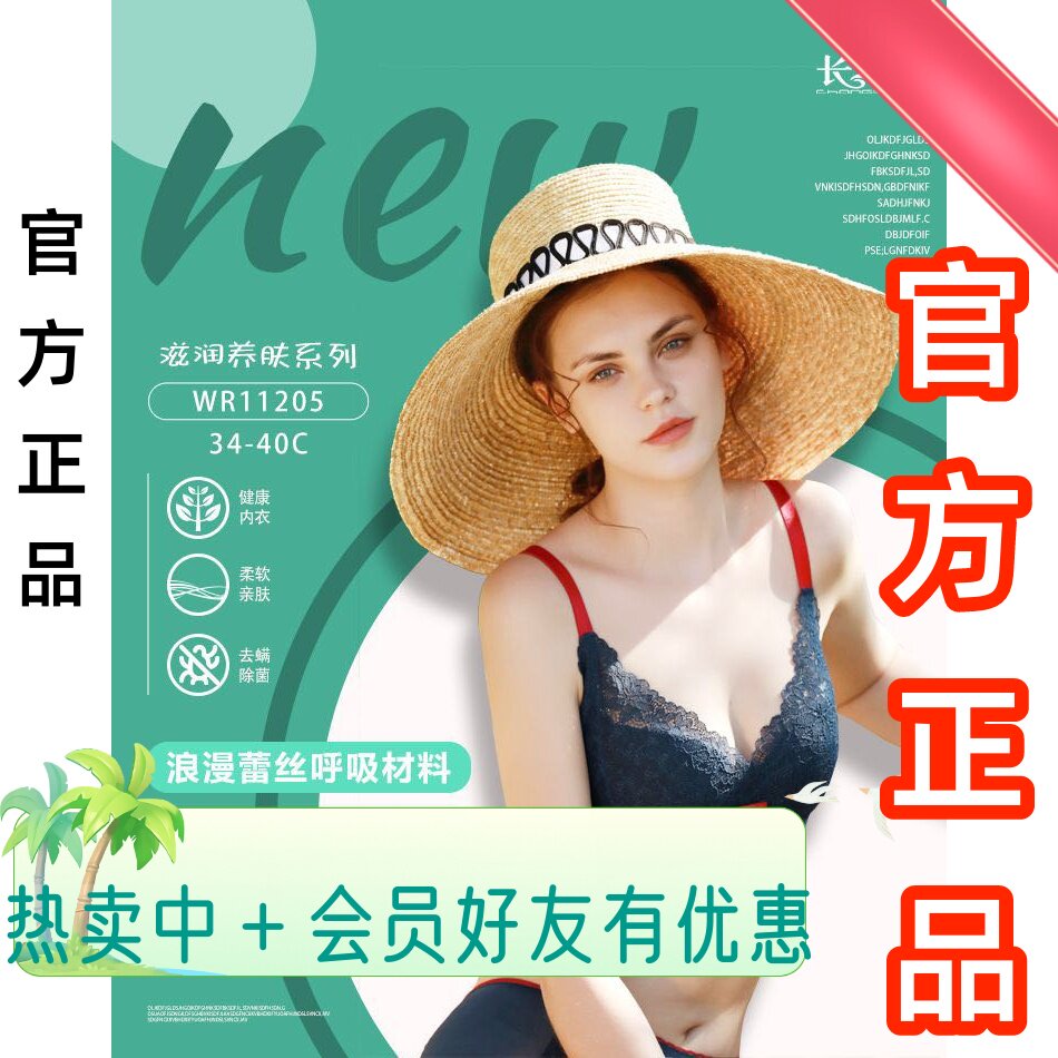 长益琴V型青年女性所怡系列文胸新款上市超薄舒适透气C4 B杯11205