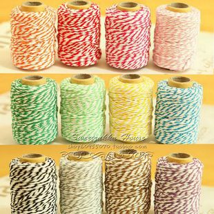 超值推荐 韩网同款 彩色装饰绳 礼物DIY包装用绳 细彩绳 100米价