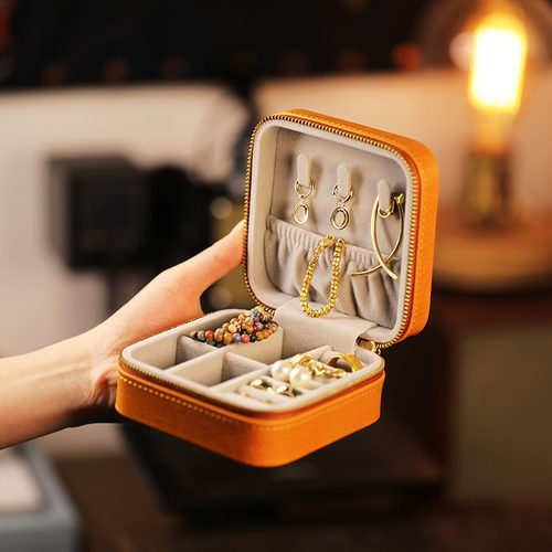 意大利进口头层牛皮首饰盒