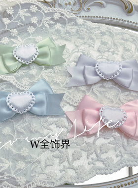 量产型日系可爱软妹爱心天使蝴蝶结发夹发饰小鹿巡游