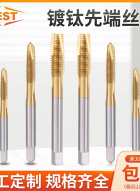 BEST百斯特先端镀钛机用丝锥丝攻M2m2.5M3m4M5m6M8m10M12*125美标
