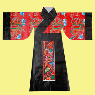 纸衣服玉帝龙王纸袍龙袍拼色仙家衣服神仙长袍神衣供奉还愿龙衣