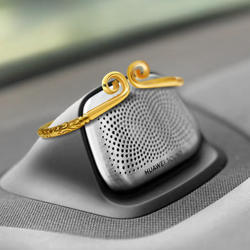 适用问界m5中控m7m9音响帽头饰蔚来nomi帽子内饰用品汽车宝