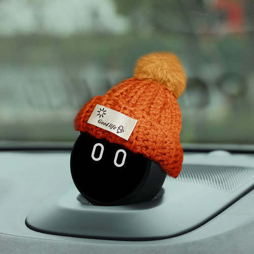 蔚来nomi帽子个性创意汽车车载内饰糯米改装可爱毛线兔年装饰配件