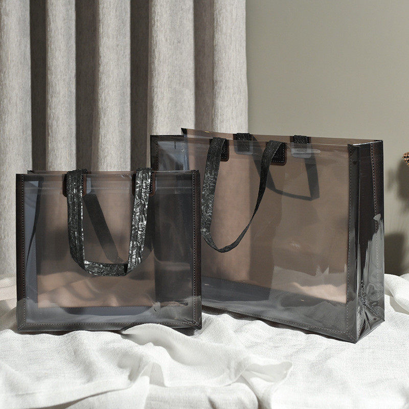 韩派服装袋手提袋塑料袋网红pvc袋印店名女装袋鞋袋化妆袋肩背袋