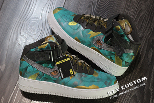 STY custom客制 Nike air force 1 MID 彩虹六号 S1职业联赛皮肤