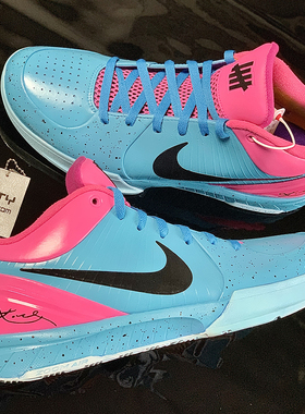 STY定制Nike Zoom Kobe 4 ZK4 科比4黑曼巴南海岸 耐克实战篮球鞋