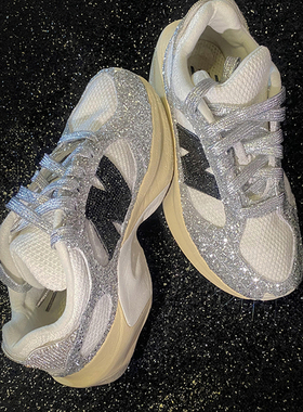 New Balance Warped Runner男女复古增高跑步老爹鞋水钻 UWRPDMOB