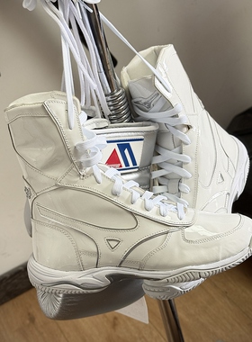 STY定制美津浓拳击鞋高帮井上尚弥同款 全白综合训练鞋比赛2025款