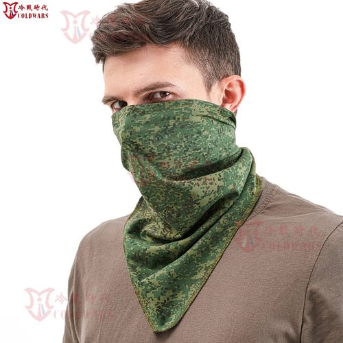 俄军迷彩三角巾战术头巾骑行面罩