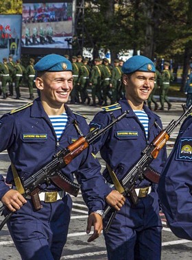 冷战直采俄罗斯原品 俄空天军公发蓝色勤务服套装 夹克常服作战服