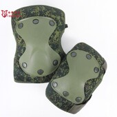 冷战时代直采俄罗斯俄军公发6B51二代战术护具小绿人迷彩护膝护肘