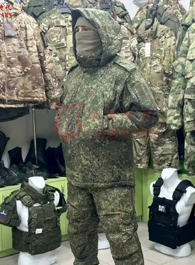 冷战直采俄罗斯原品俄军新款公发VKBO2.1春秋作战服迷彩冲锋衣emr
