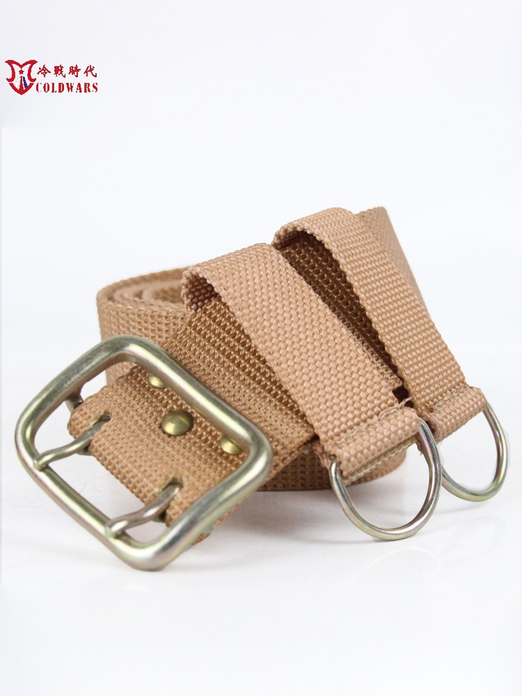 thumbnail for During the Cold War, the Russian Russian army issued a KSOR outer belt, and the Syria pink man metal buckle double-needle nylon